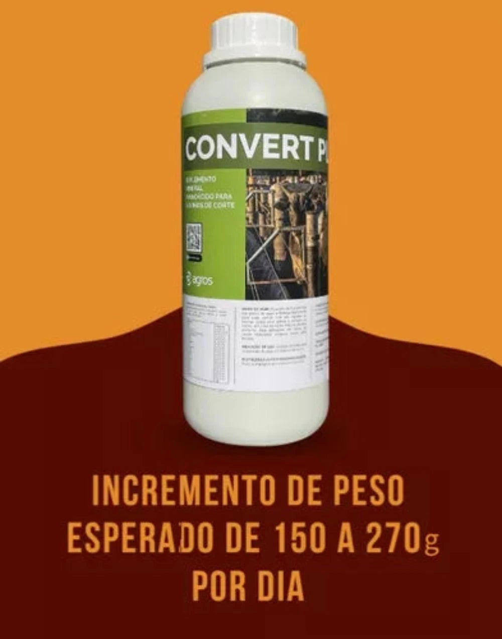 Convert Plus - Suplemento Alimentar para Gado de Engorda/Corte