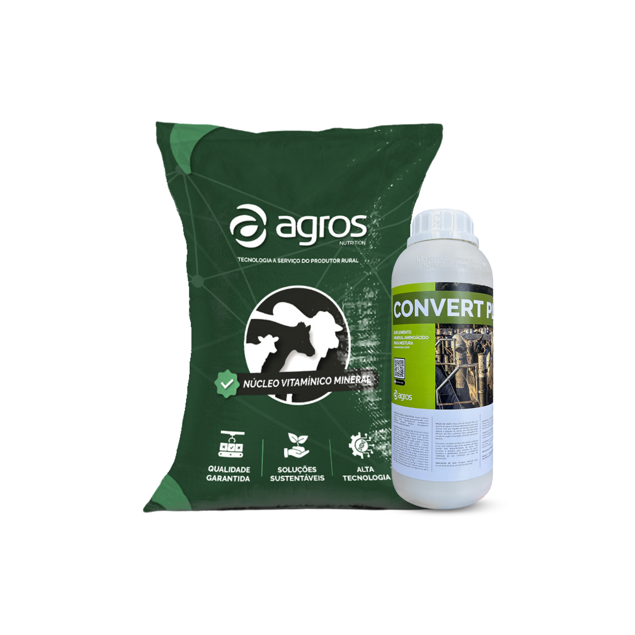 Combo NucleoPlus + Convert Plus – Para Bovinos de Corte