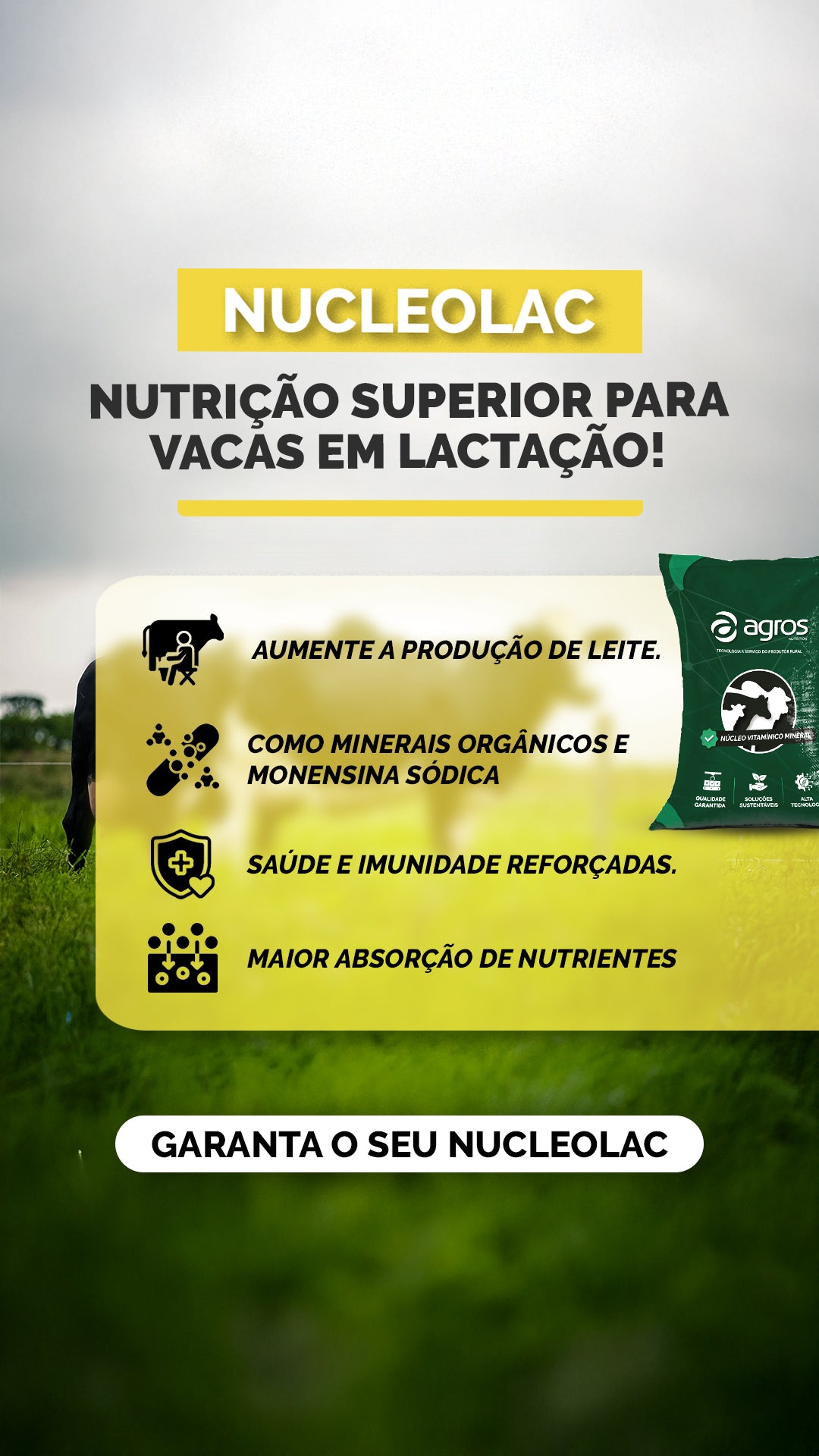 NucleoLac para Vacas em Lactação