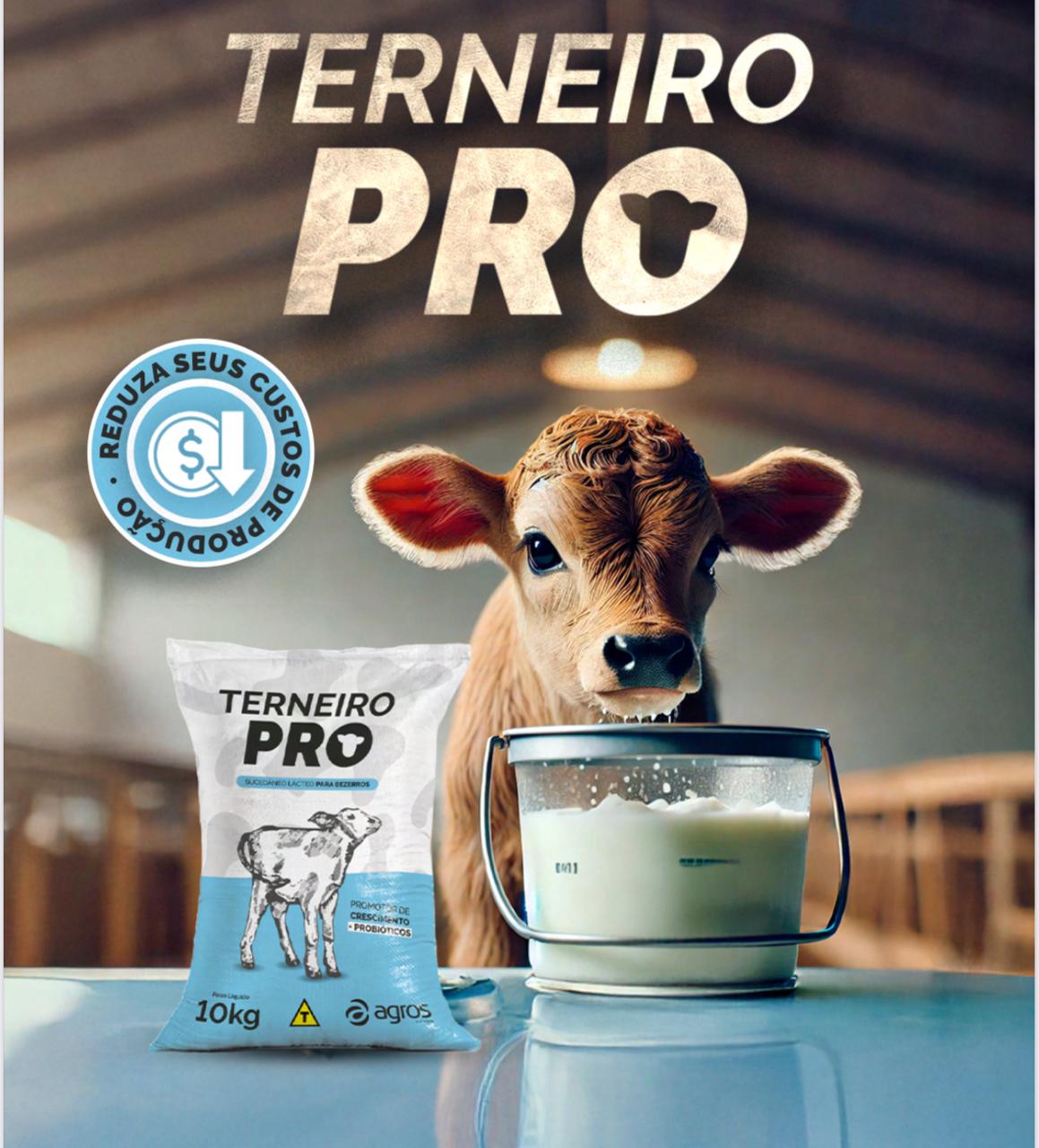 Sucedâneo Lácteo TerneiroPro – Leite em Pó para Bezerros