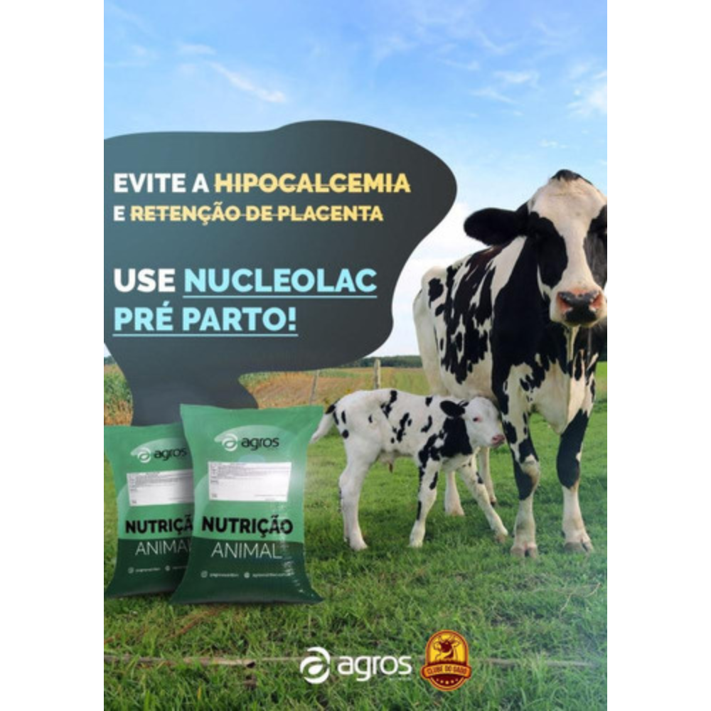 Nucleolac PRE PARTO para vacas no final da gestação
