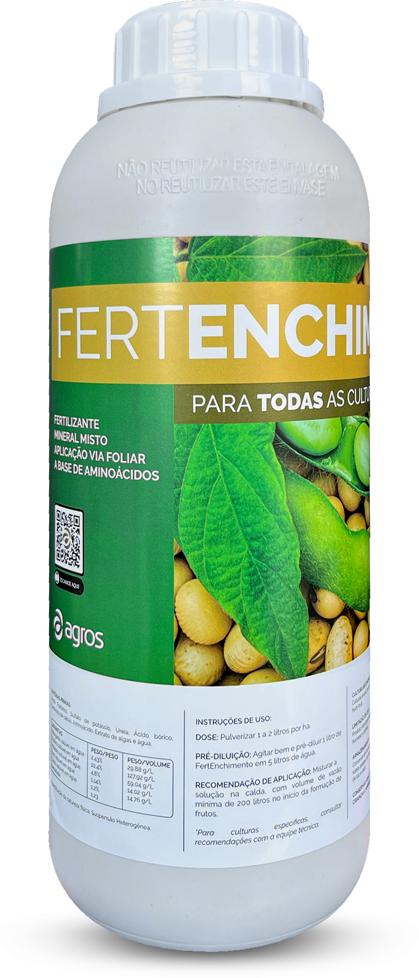 Fert Enchimento - Bioestimulante para Enchimento Uniforme de Frutos e Grãos 1L