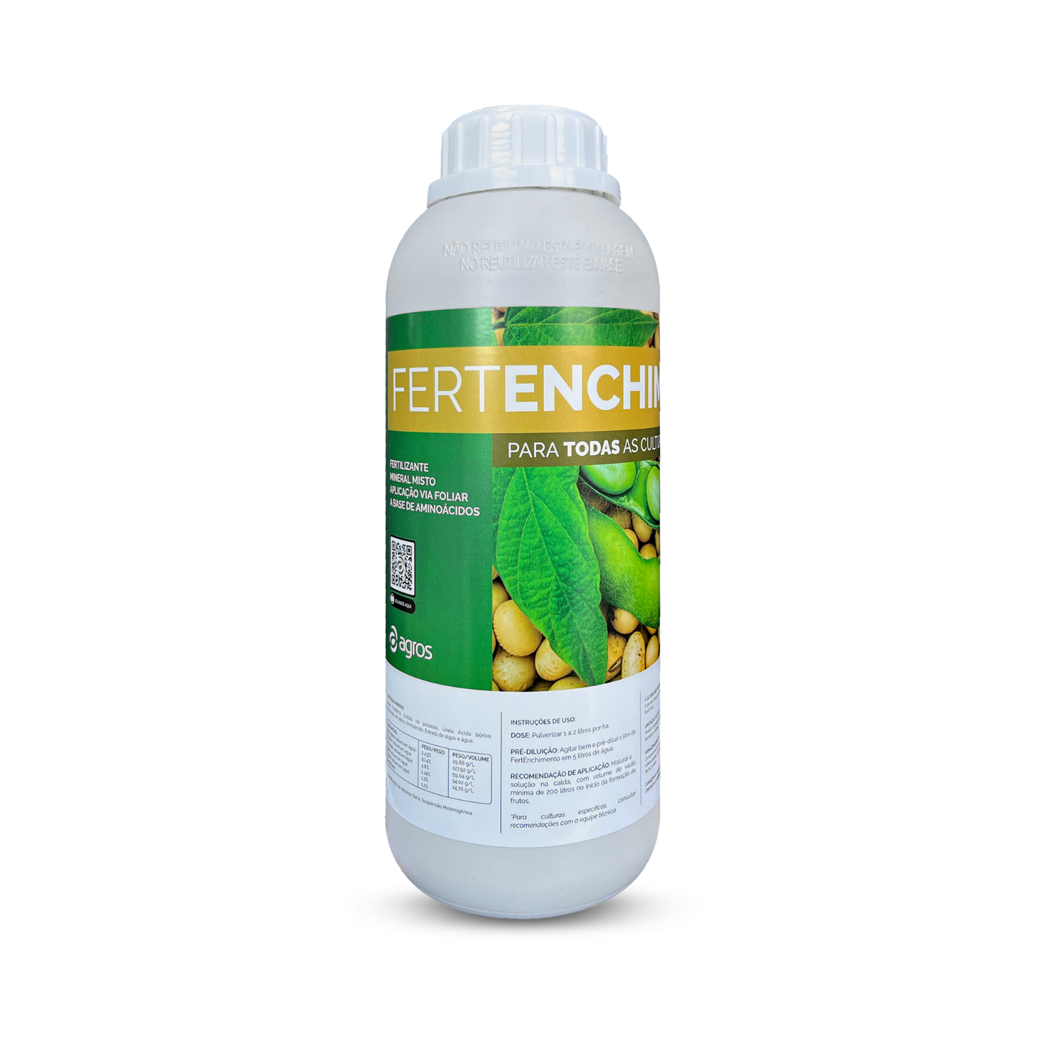 Fert Enchimento - Bioestimulante para Enchimento Uniforme de Frutos e Grãos 1L